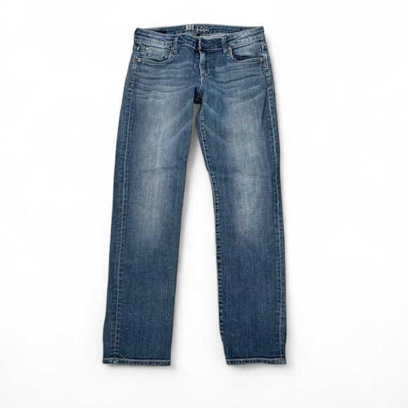 KUT from the Kloth Blue Bootcut Mid Rise Stretch Jeans Size 6 - Picture 2 of 7